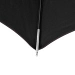 black straight umbrella