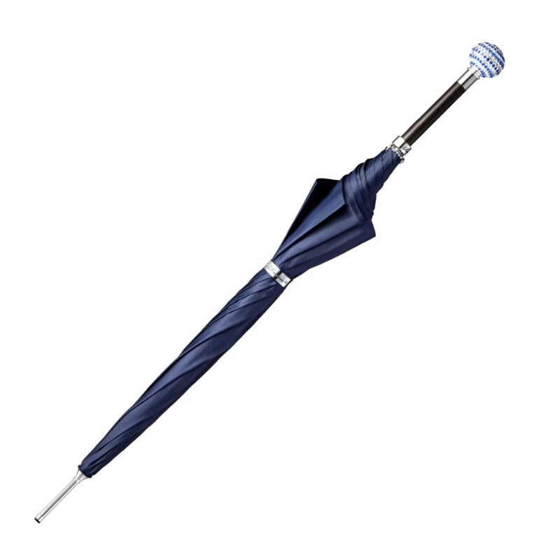 all over the sky round ball full of diamonds long handle umbrella