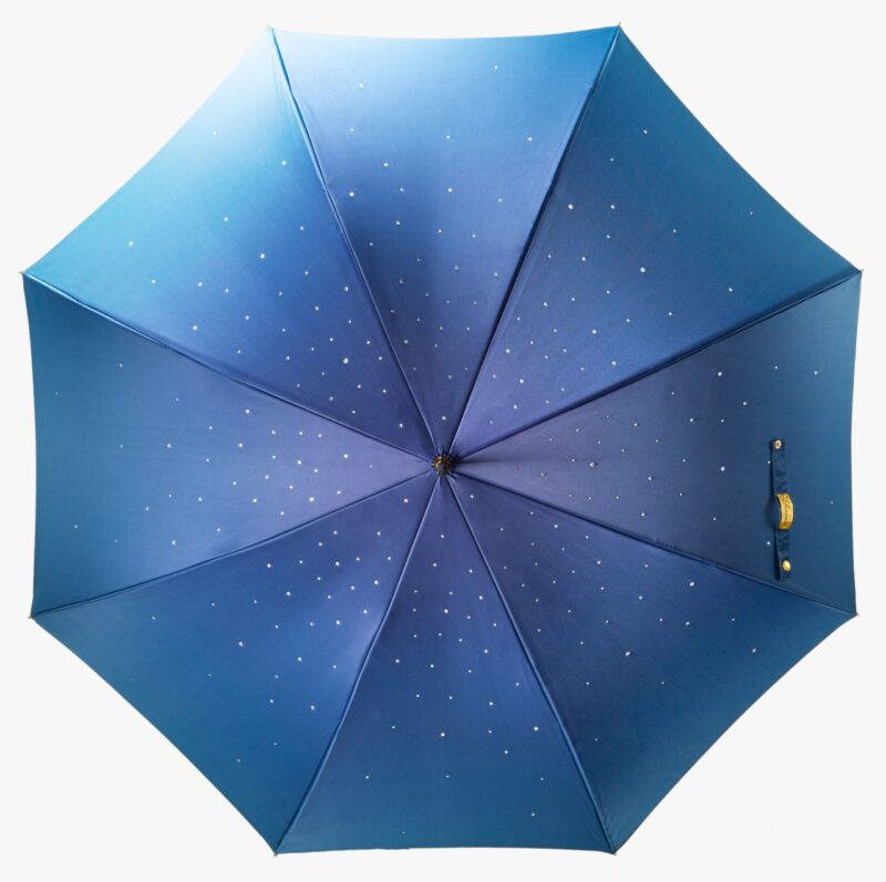 ethereal purple gem long handle umbrella