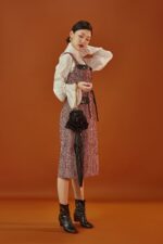 copper chain straight shank 1 diamond maggie lace double umbrella