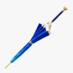 sapphire blue with straight handle and jade long handle umbrella