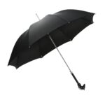 black straight umbrella