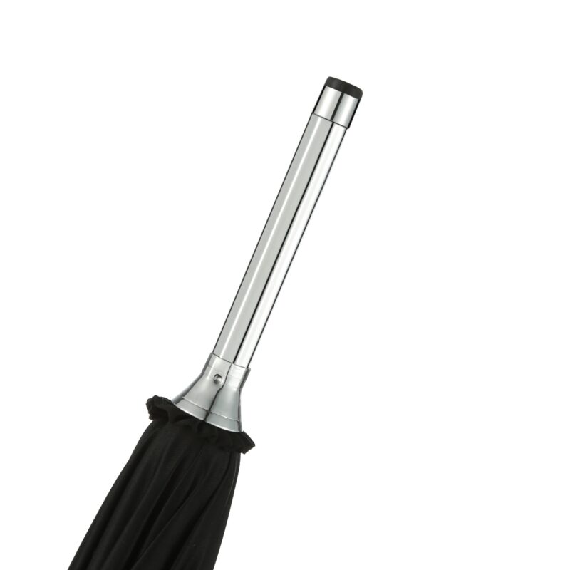 black straight umbrella