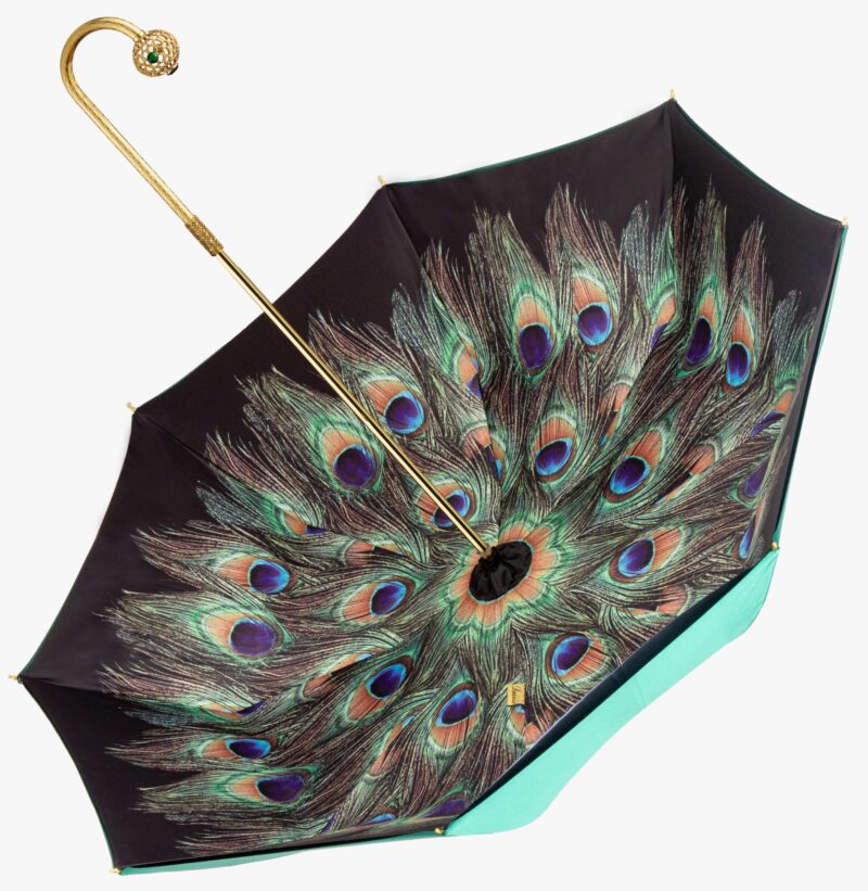 emerald green elbow double umbrella
