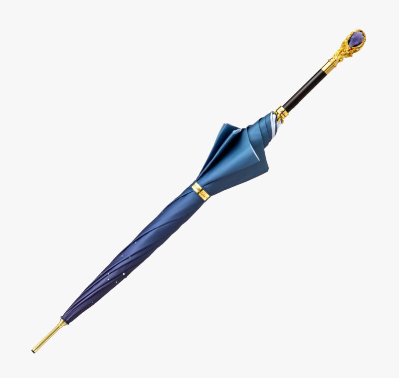 ethereal purple gem long handle umbrella