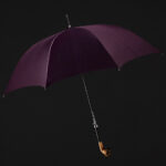 shar pei dog straight umbrella