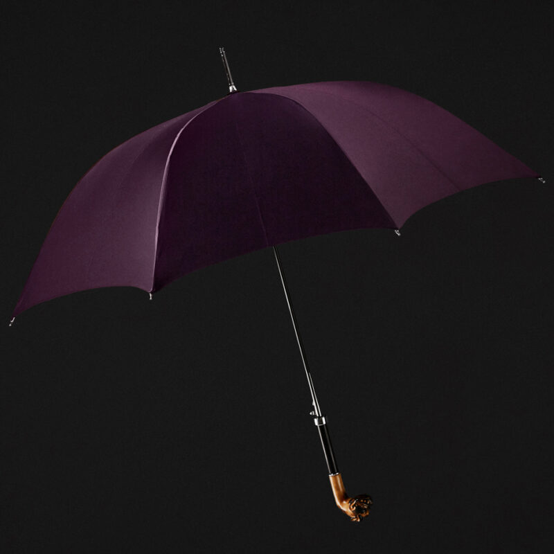 shar pei dog straight umbrella