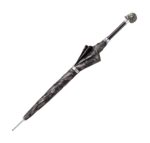 grey camouflage studded head skeleton long handle umbrella