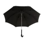 black straight umbrella