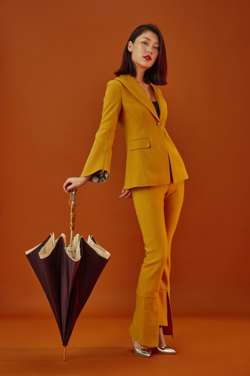 bamboo set auger double umbrella