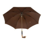 wood leopard straight umbrella