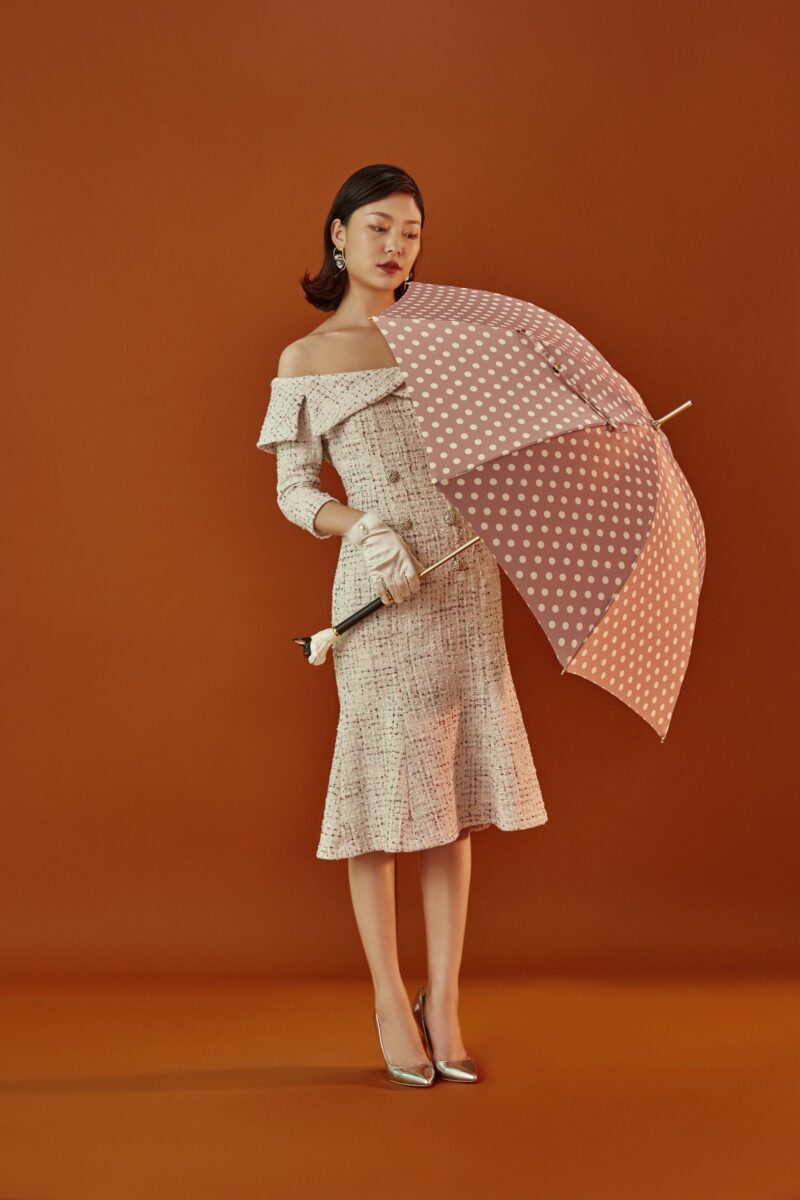 french fighting dog spotted umbrella