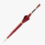 earl red leaf scepter single layer umbrella