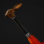 wooden rabbit straight umbrella