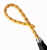 rain and black 9 shaped elbow long handle umbrella