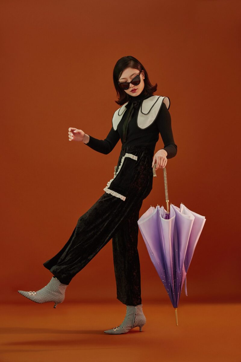 set auger bend double umbrella